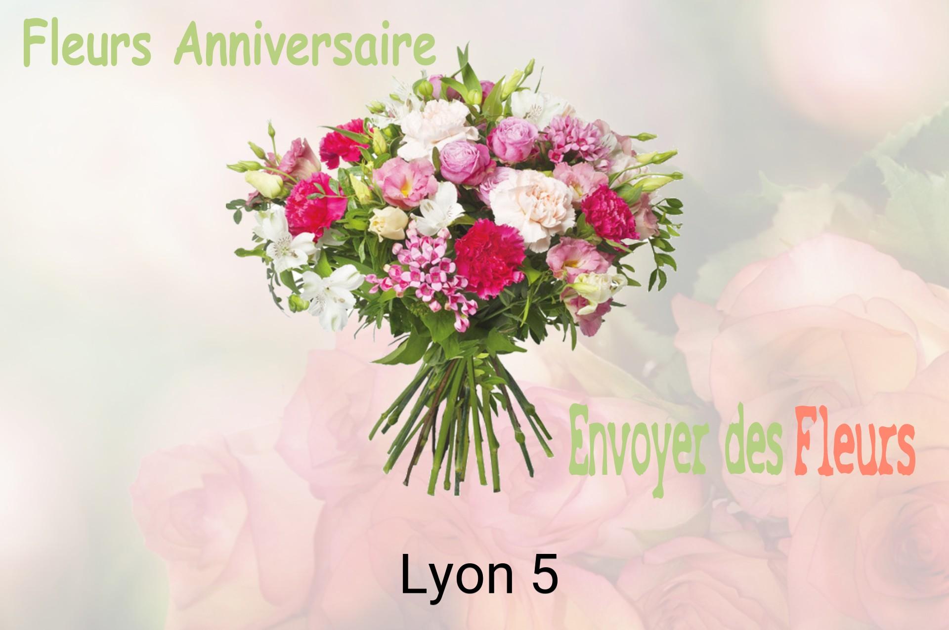 Bouquet de fleurs d’anniversaire livré à Lyon-5