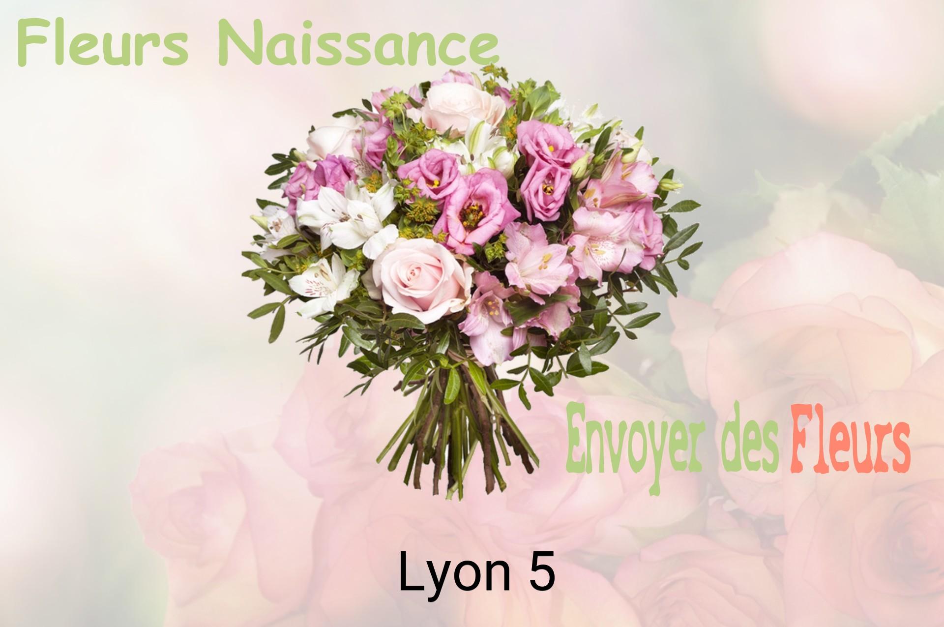 Bouquet de fleurs de naissance livré à Lyon-5